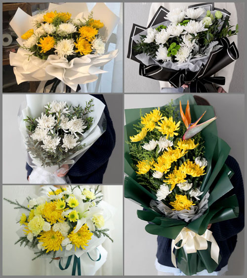 广东揭阳市普宁市南径镇陇华村白事花束代送